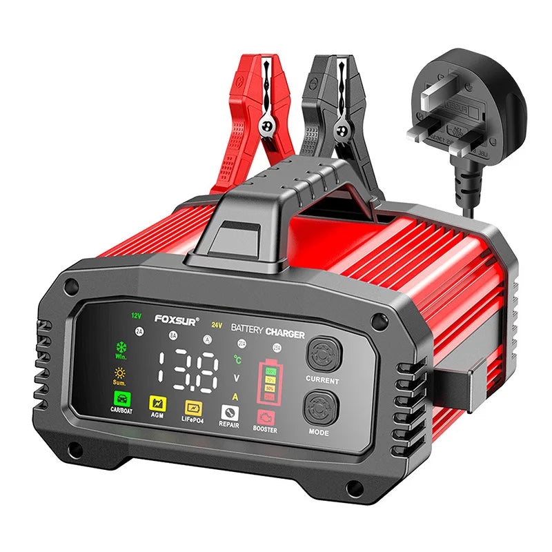Cargador de Batería de Auto Inteligente Portátil FOXSUR