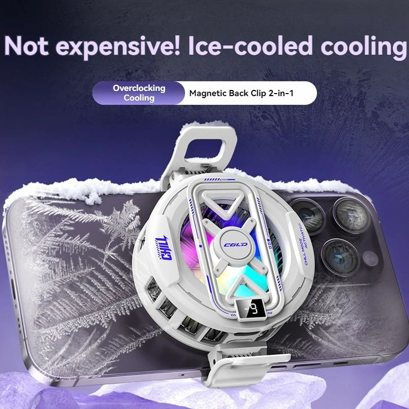 Magnetic Cooler With Temperature Display Radiator