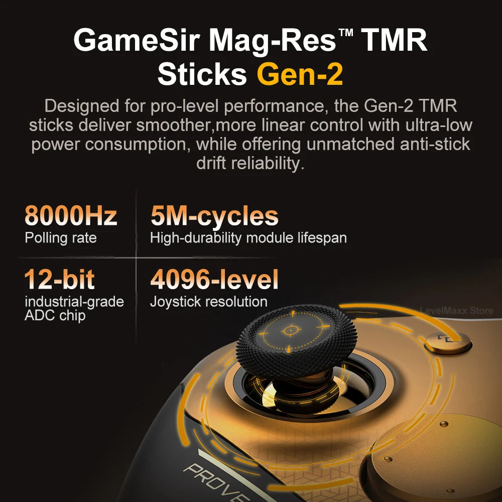 Gamesir Pro G7 8k 8000Hz Polling Rate Esports Wireless PC Controller for Fighing Games  - Champion Edition