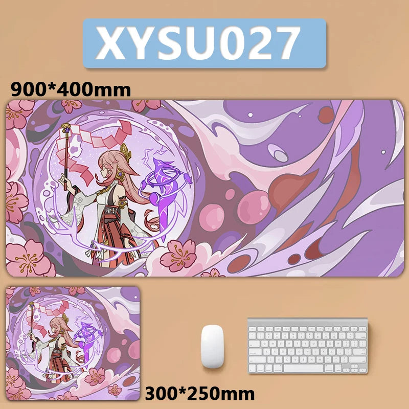 Anime Game Furina Neuvillette Mavuika Mouse Pad