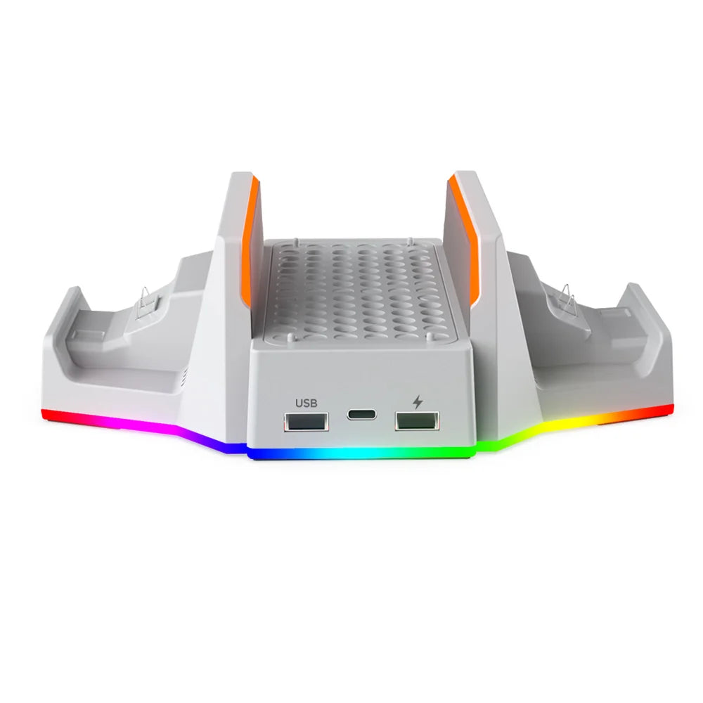 Multifuncional Charging Base for XBOX S with Cooling Fans+Dual Controller Charging