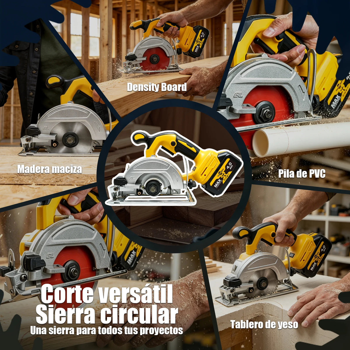 Sierra Circular Inalámbrica Brushless