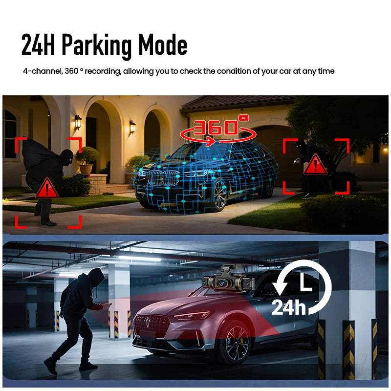 Global 4G LTE Dash Camera Remote Monitor Touch Screen