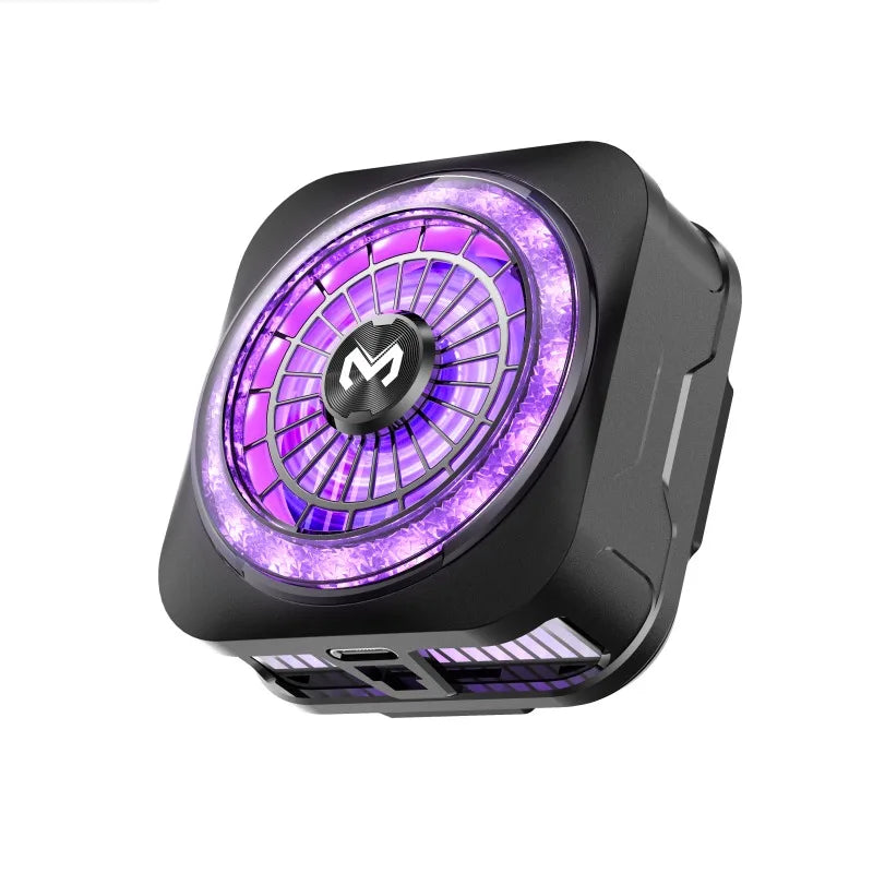 MEMO CX21 Phone Cooler 9V/2A Semiconductor Cooling Fan Radiator Silent Magnetic & Back-clip Universal for Live Streaming Gaming