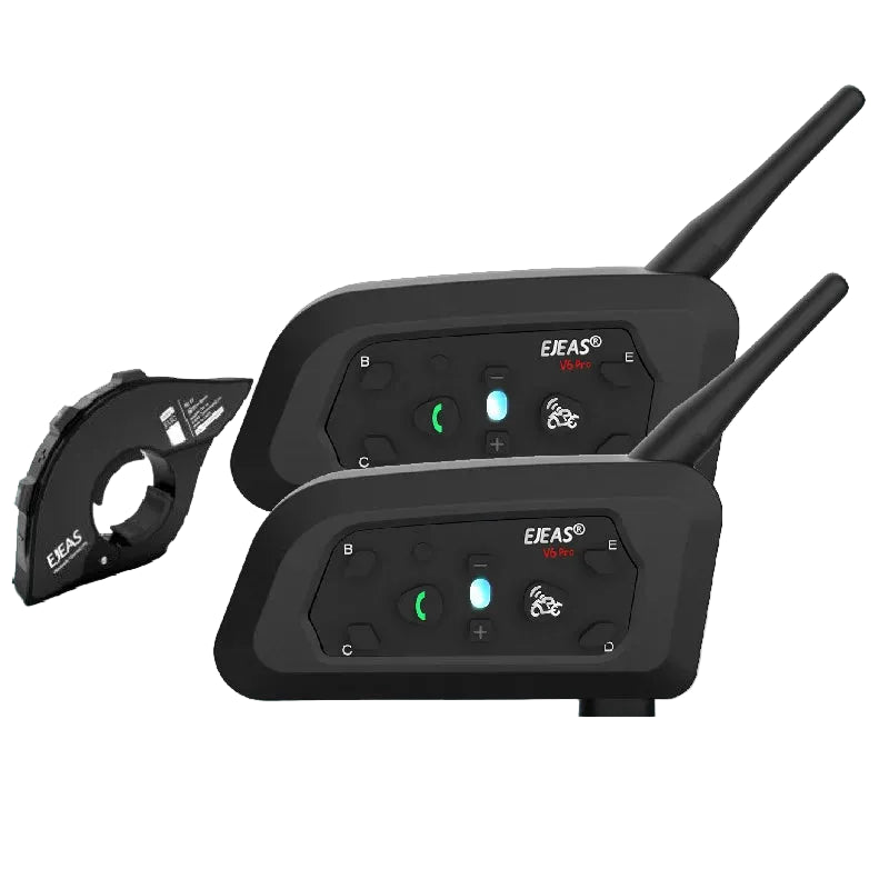Intercomunicador EJEAS V6 PRO-BLUETOOTH para Casco de Moto IP67