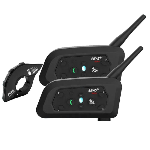 Intercomunicador EJEAS V6 PRO-BLUETOOTH para Casco de Moto IP67