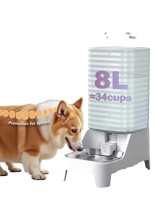 Dispensador automático de comida y agua para mascotas Furpipi de 8L