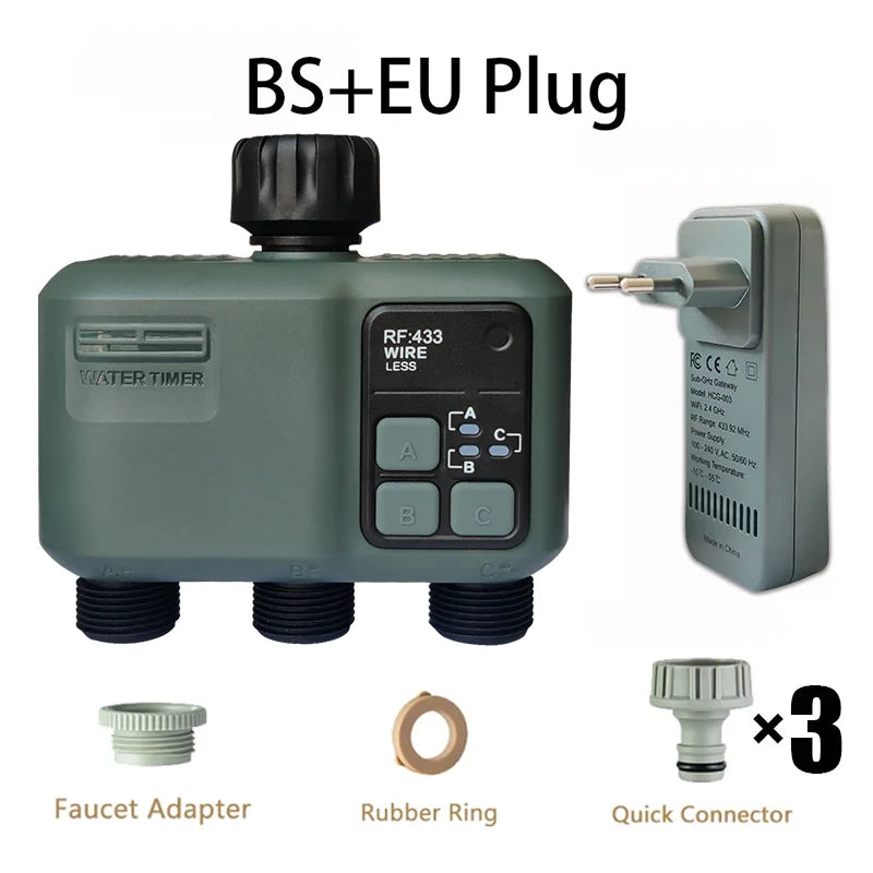 Sistema de Riego RF433 WIFI Automático