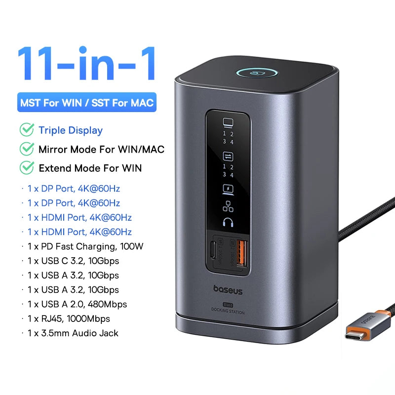Docking Stations Baseus 12-in-1