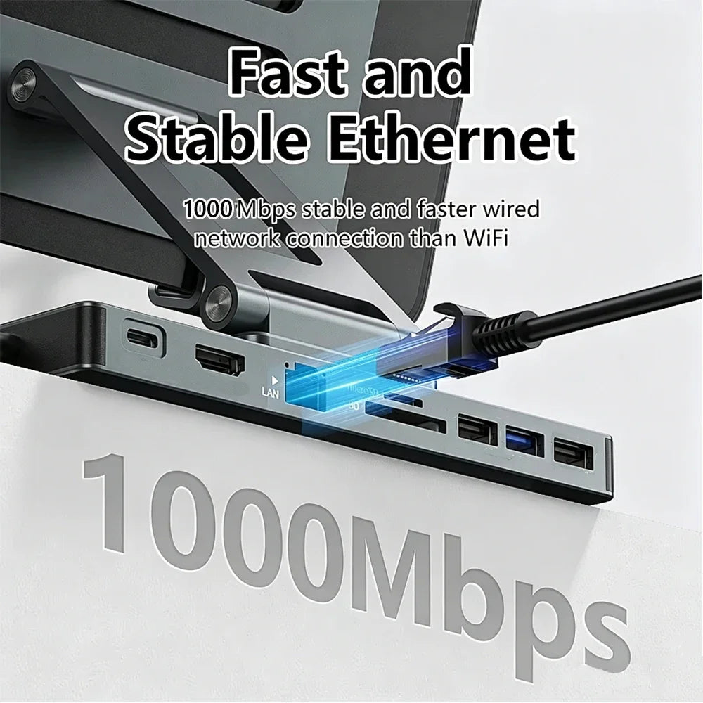 Docking Station KEBIDUMEI 9 in 1 Foldable