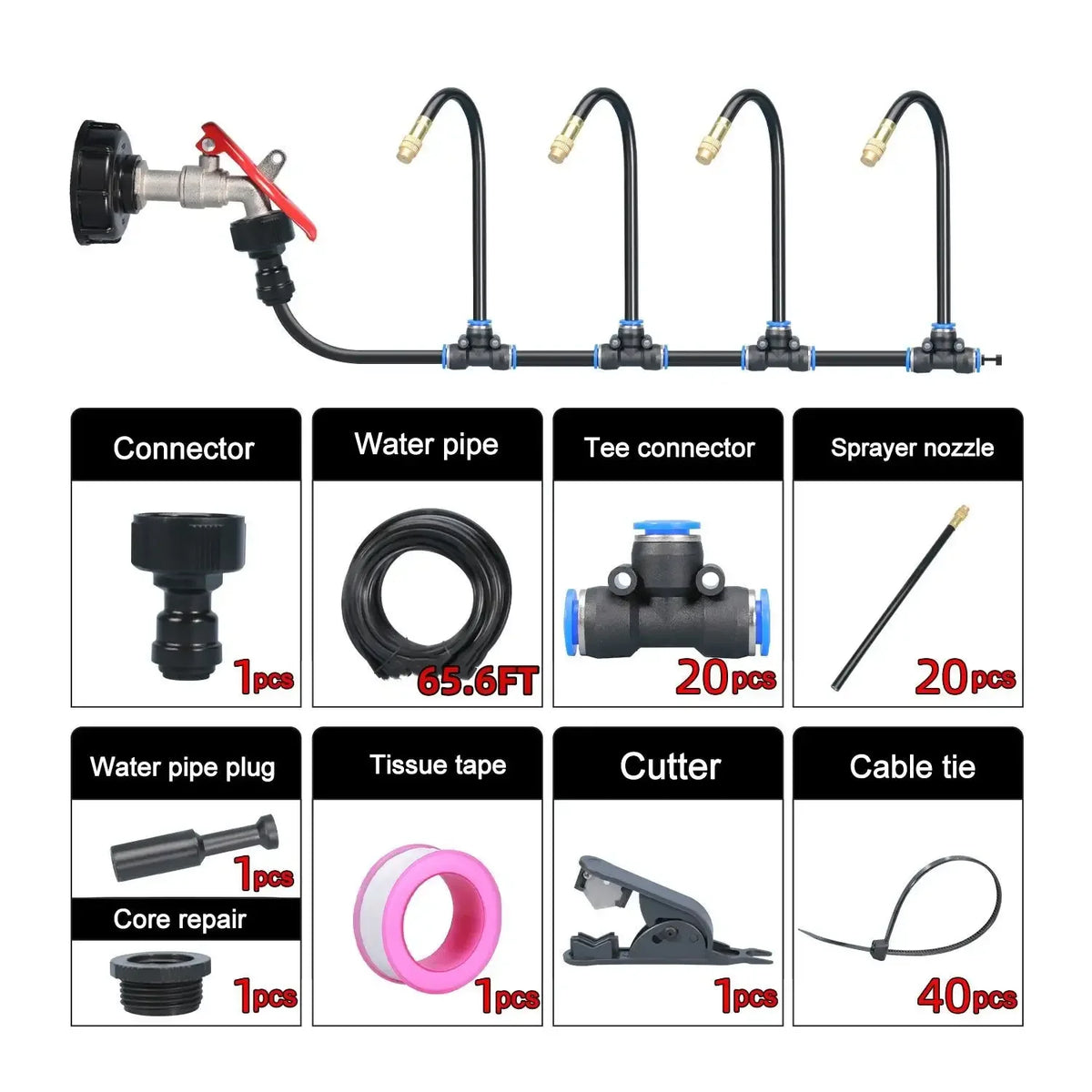 Sistema de Riego DIY Universal Kit 360°