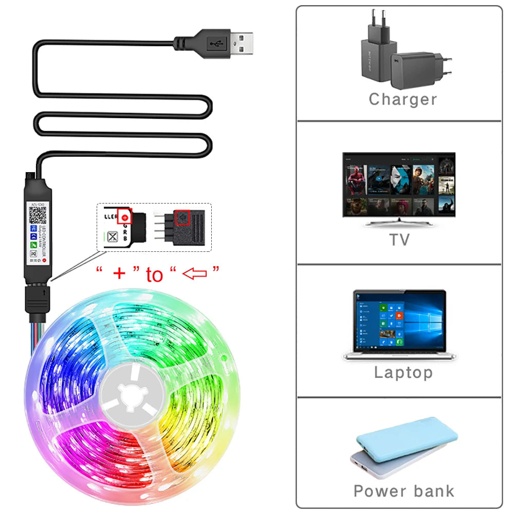 Tira LED RGB con APP