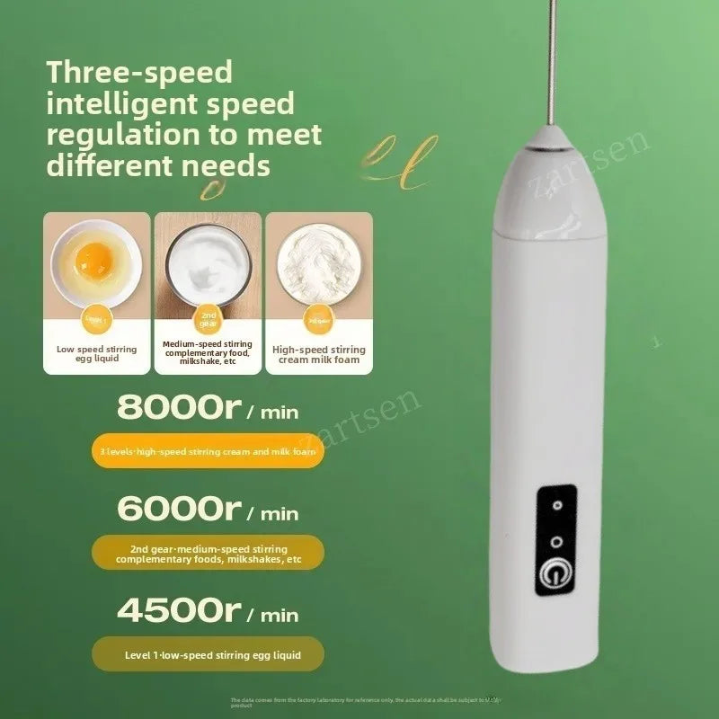 Batidor de Leche Inalámbrico USB‑C