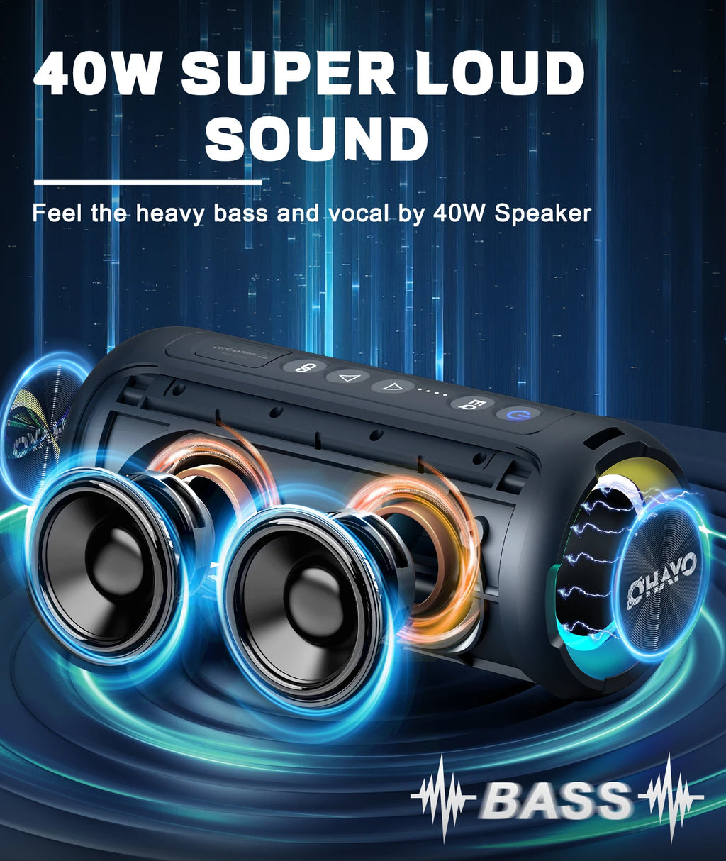 Altavoz Bluetooth Ortizan X8 Pro 40W