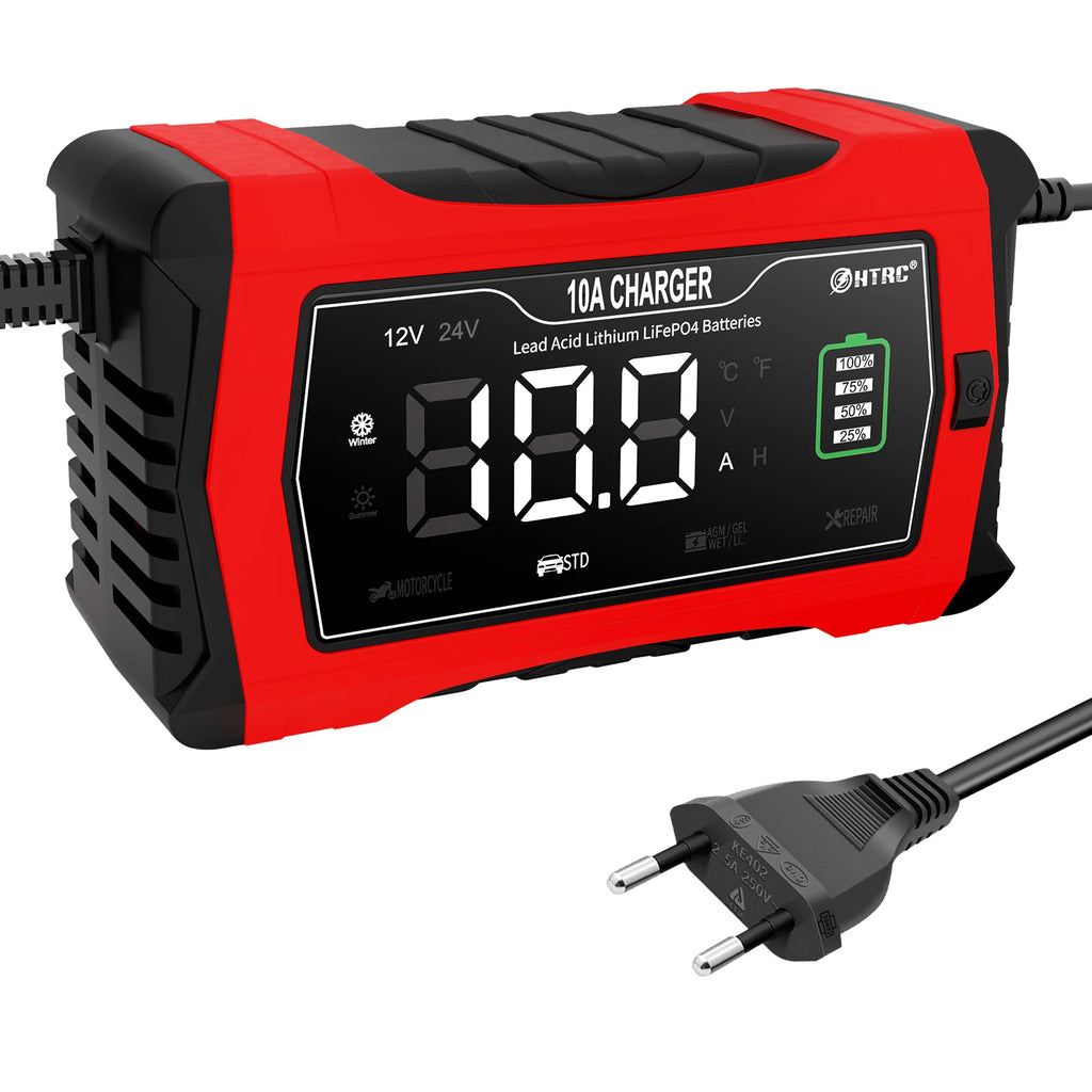 Cargador para Batería de Auto HTRC 12v