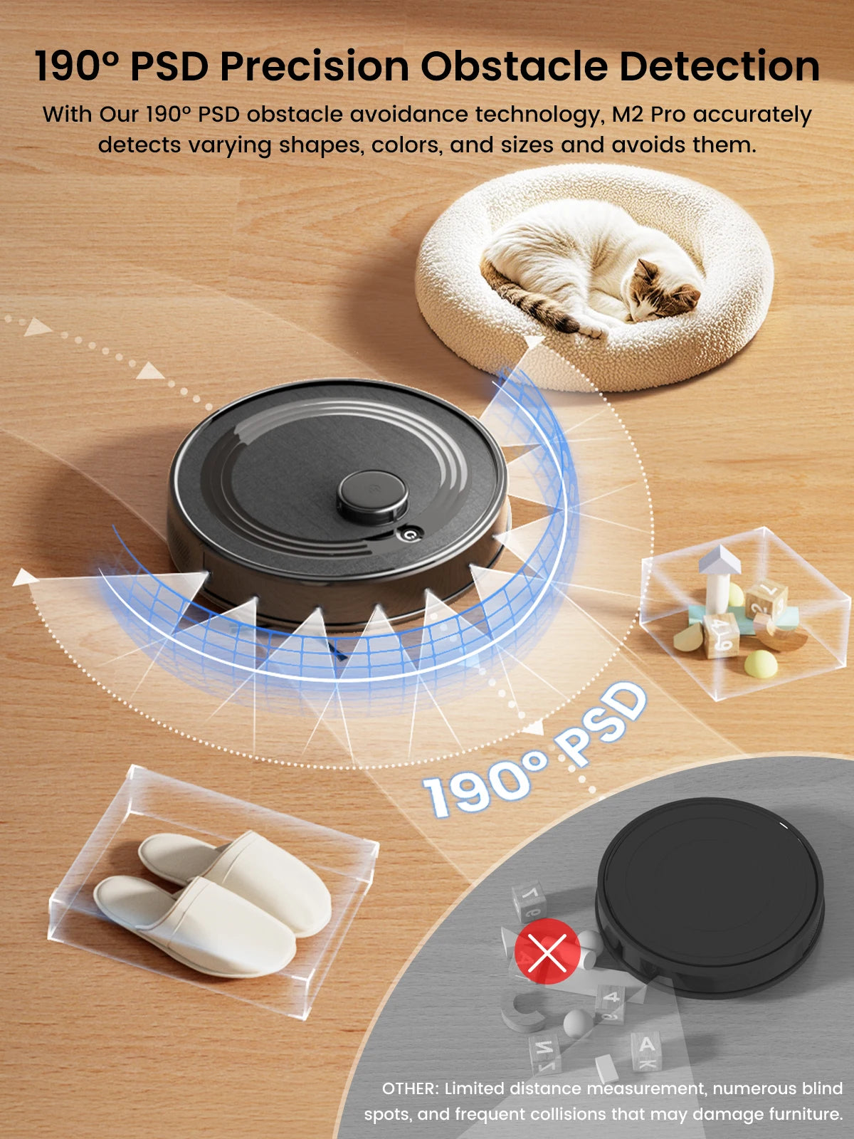 Lefant M2Pro Robot Vacuum Cleaner and Mop