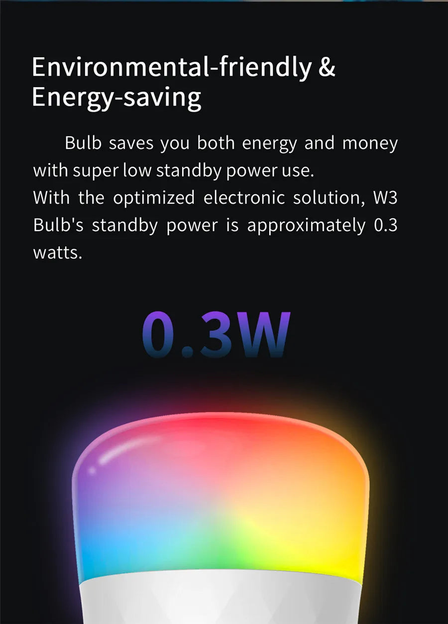 Yeelight Smart LED Bulb W3 E26 Color/White