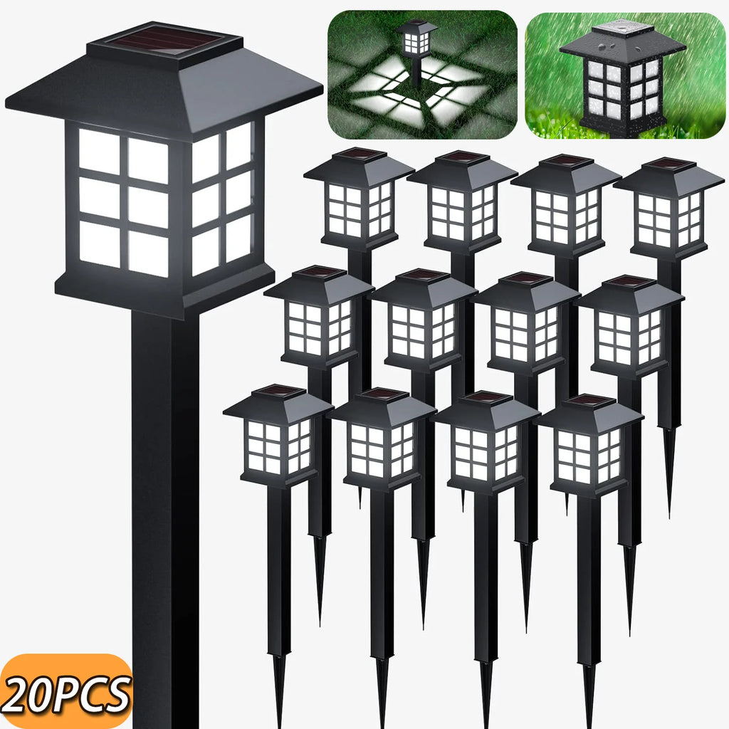 Luces solares de césped LED para sendero IP65