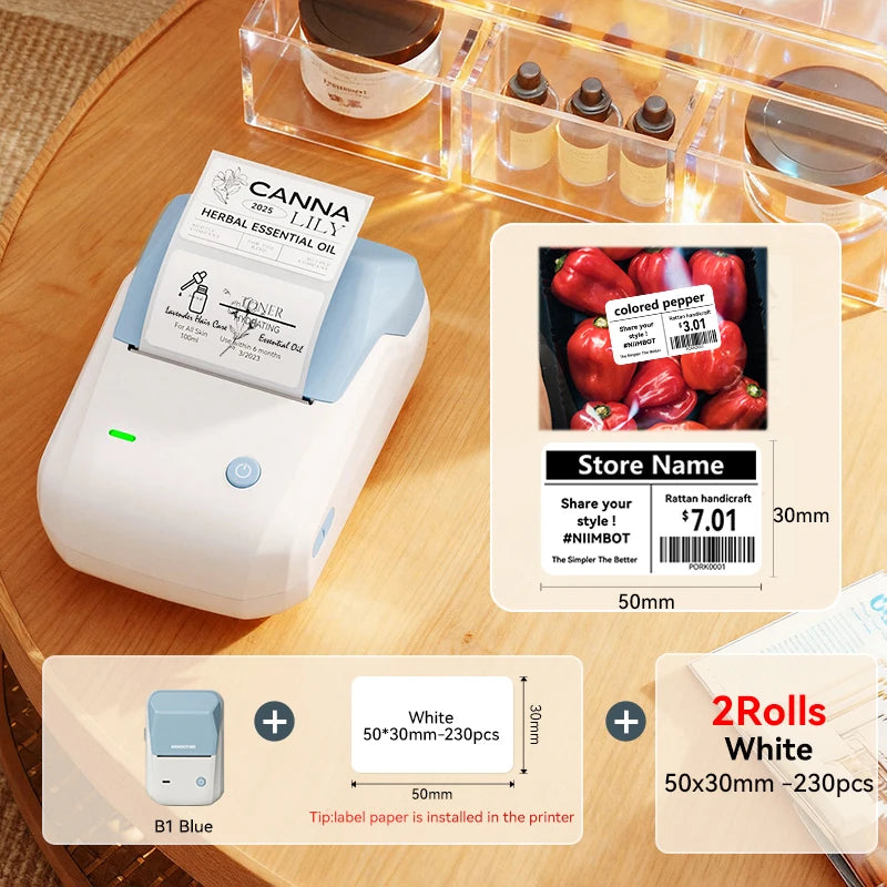 Impresora térmica Niimbot B1/B1 PRO-BLUETOOTH