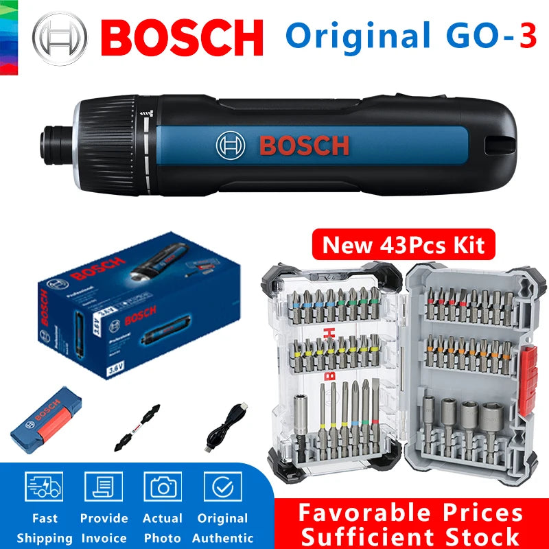 BOSCH GO 3 Atornillador Eléctrico 3.6V