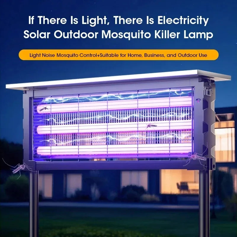 Lámpara solar mata mosquitos de exterior