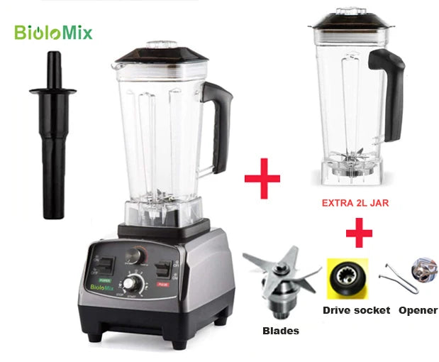 Batidora Profesional con Temporizador BioloMix