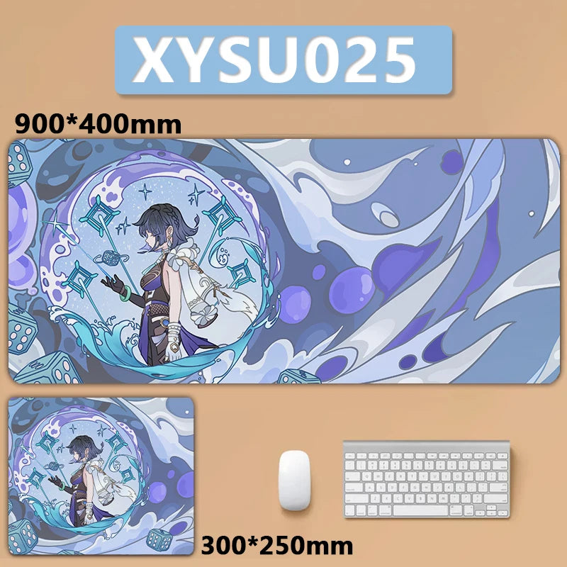 Anime Game Furina Neuvillette Mavuika Mouse Pad