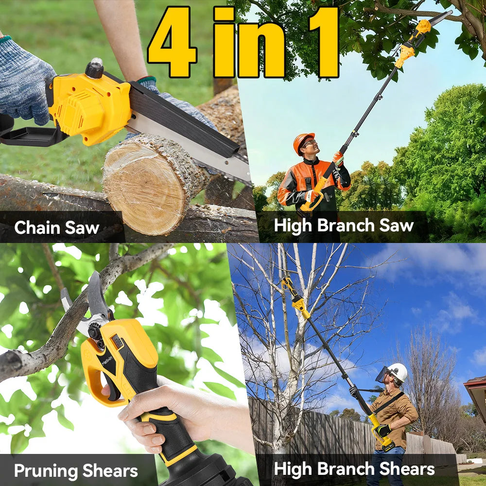 MELLWIN 4-in-1 Telescopic Pruner
