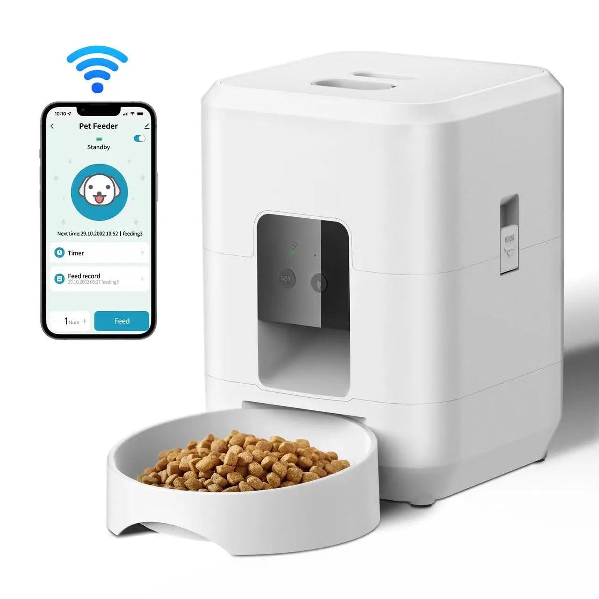 Comedero automático inteligente WiFi de 2L para gatos y perros