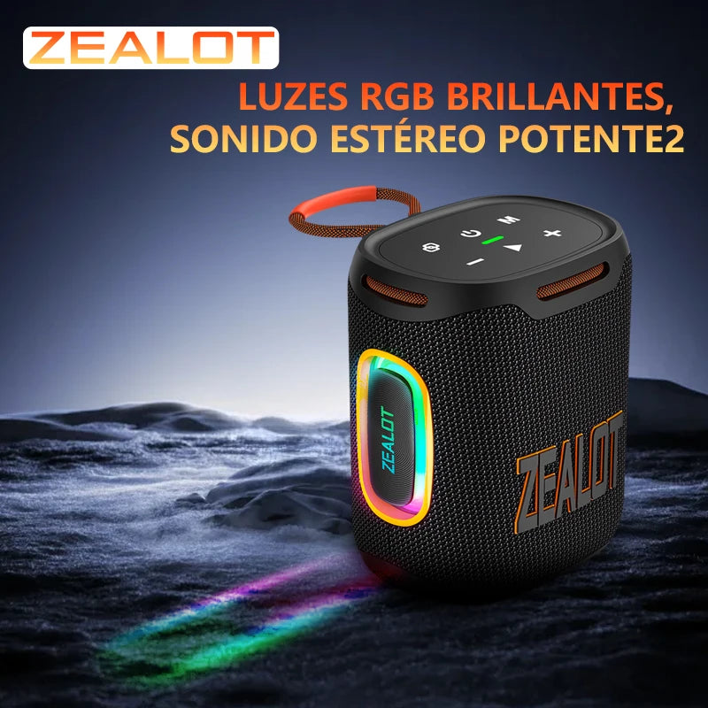Bocina Zealot-S122 Wireless Bluetooth Aprueba de Agua