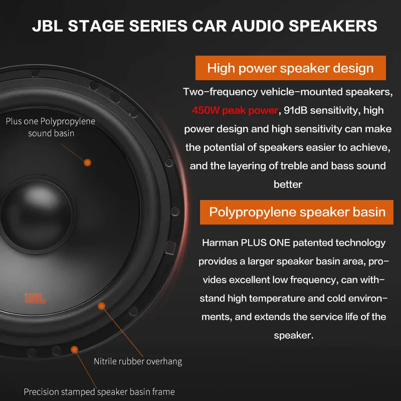 Bocina JBL Car Audio Speaker 6.5-Inch Car Audio