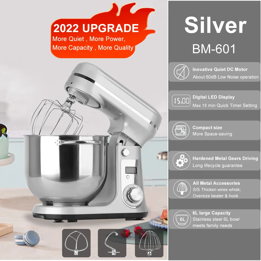 BioloMix Batidora Amasadora 6L