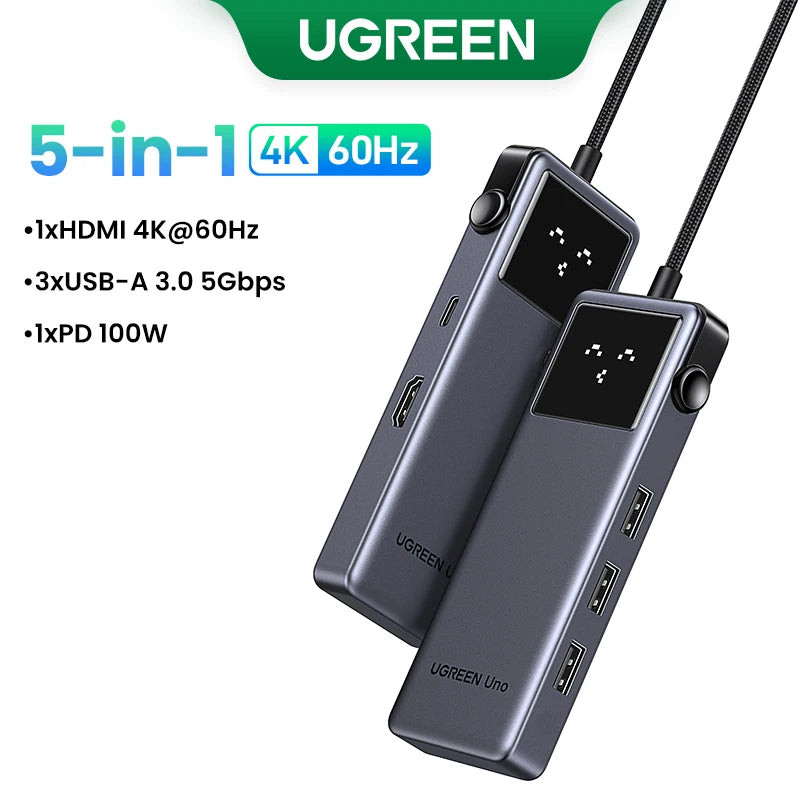 Docking Stations UGREEN Uno USB C HUB