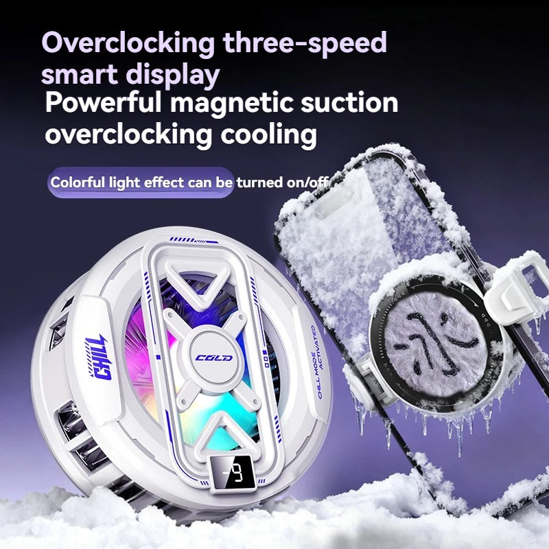 Magnetic Cooler With Temperature Display Radiator