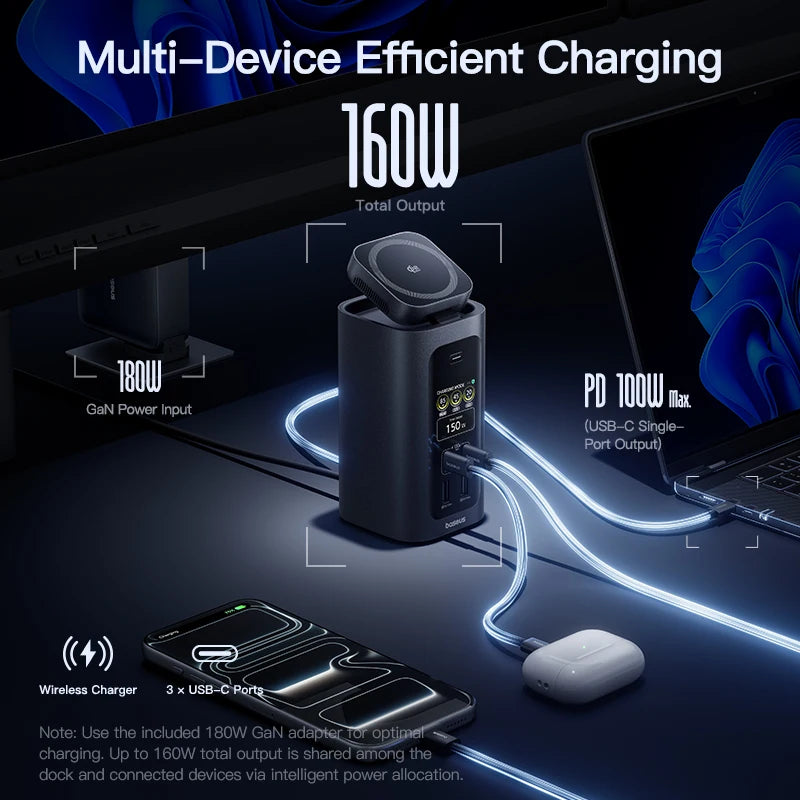 Docking Station Baseus 15-in-1 160W