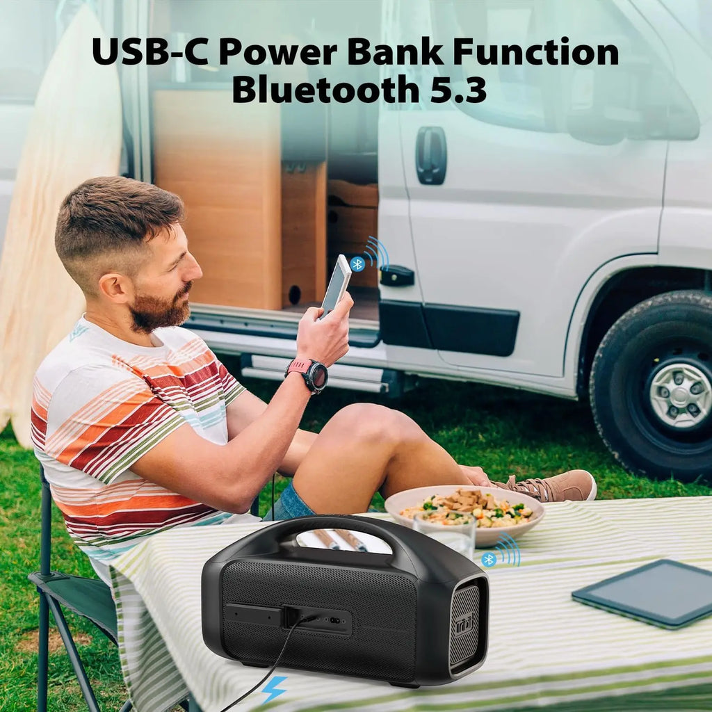 Bocina Tribit StormBox Blast 90W Bluetooth