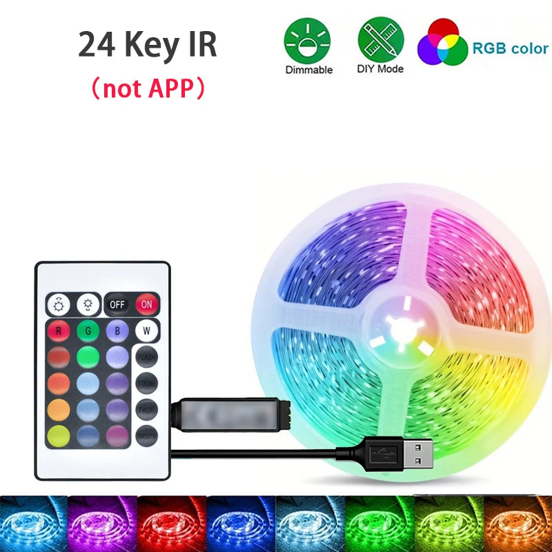 Tira LED RGB para Habitación y Dormitorio