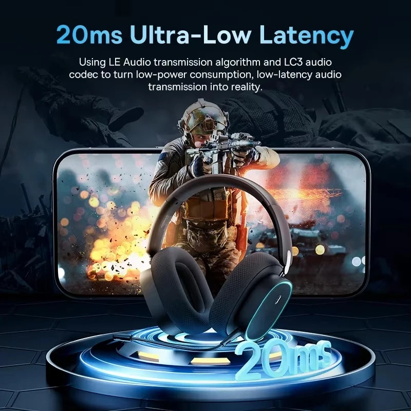 Baseus GH02 Wireless Audífonos gamer con Mic