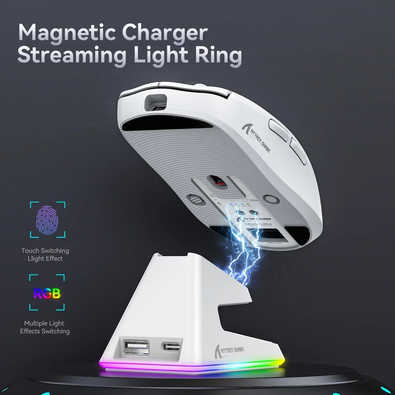 Attack Shark X6 Tri-Mode Wireless Mouse