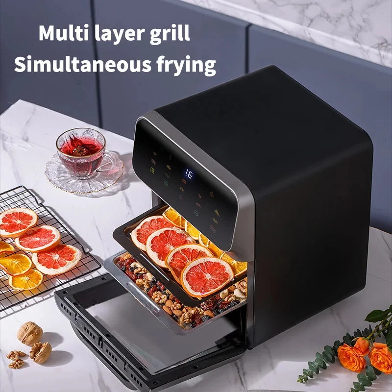Freidora de Aire 10L con Horno de Convección 360°