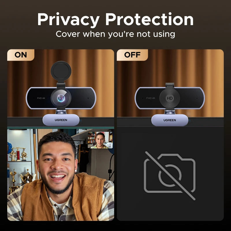 Webcam UGREEN 4K FHD 1080P