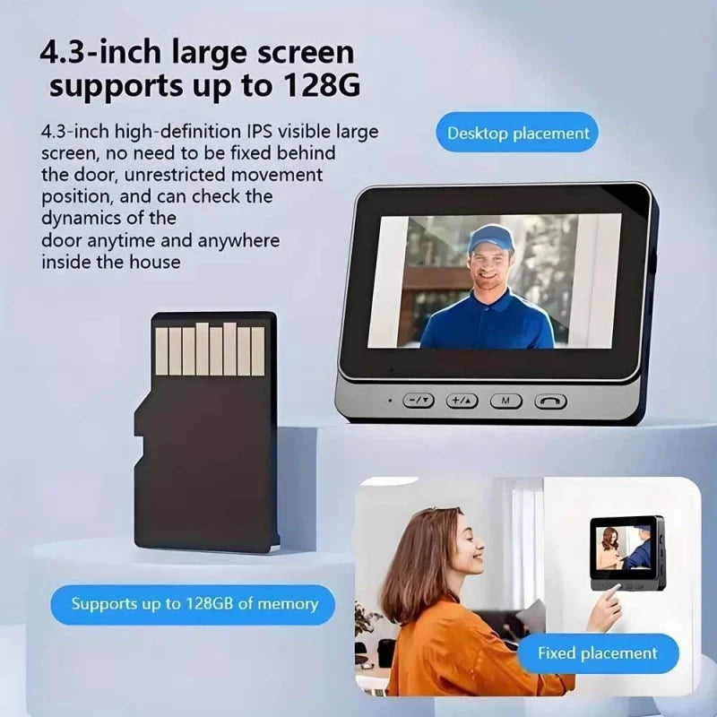 Smart WiFi 2.4G Wireless Doorbells Video Intercom