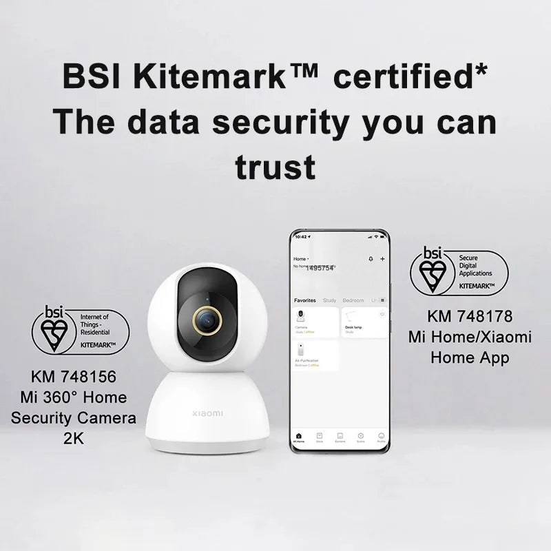 Xiaomi Smart Camera 2K 1296P HD 360 Angle Indoor