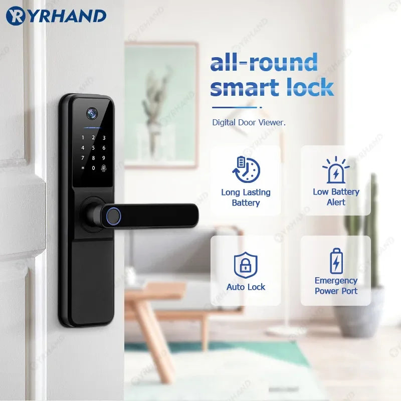YRHAND H01 Fechadura Eletronica Tuya Wifi Digital Electronic