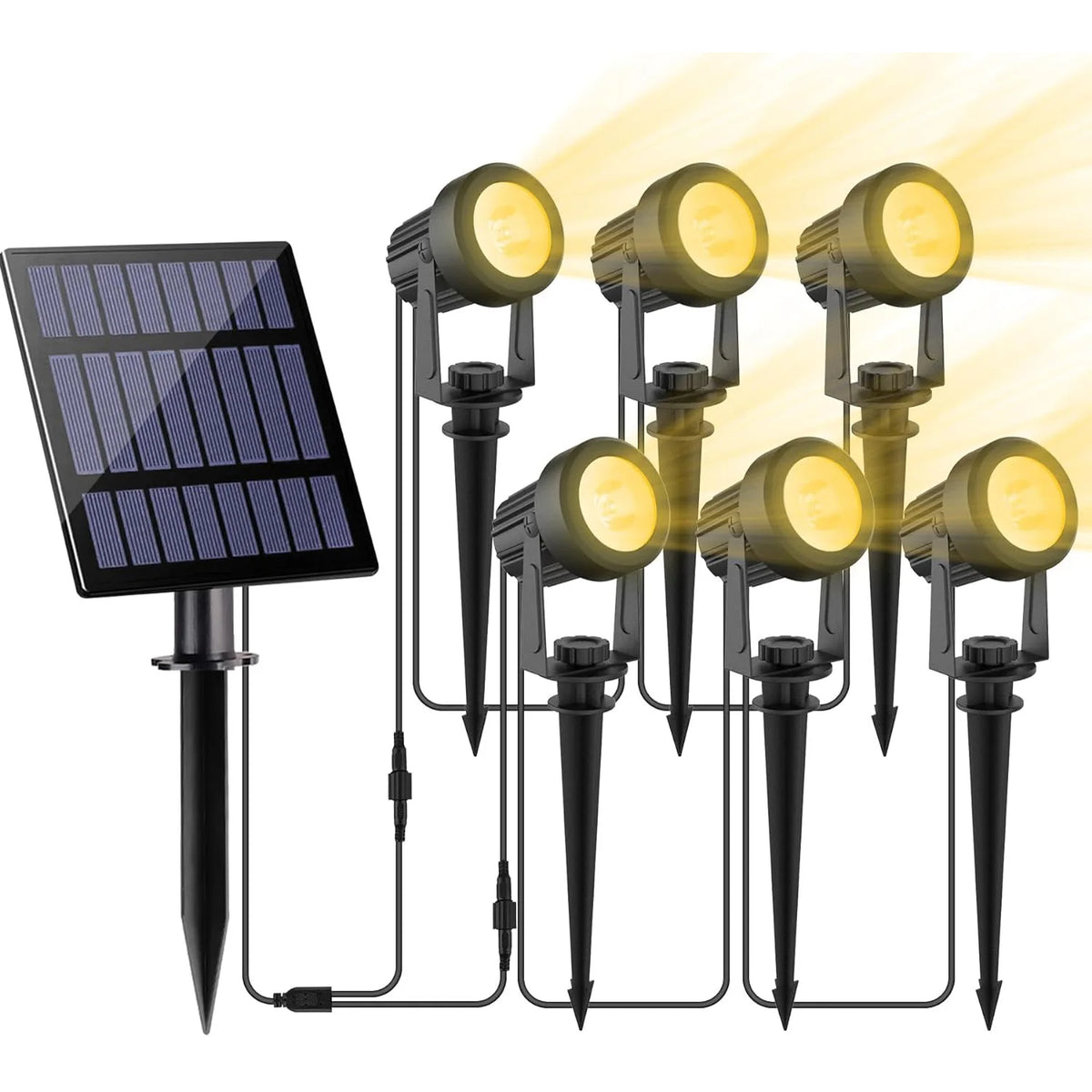 Luz LED solar para exteriores Fría/Calida/RGB IP65