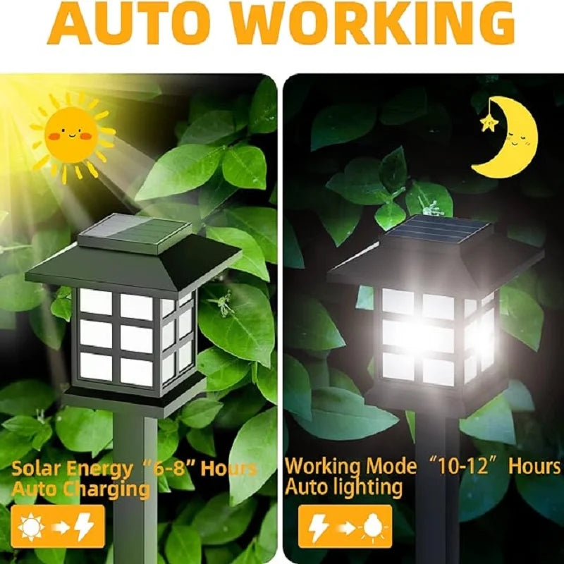 Luces solares de césped LED para sendero IP65