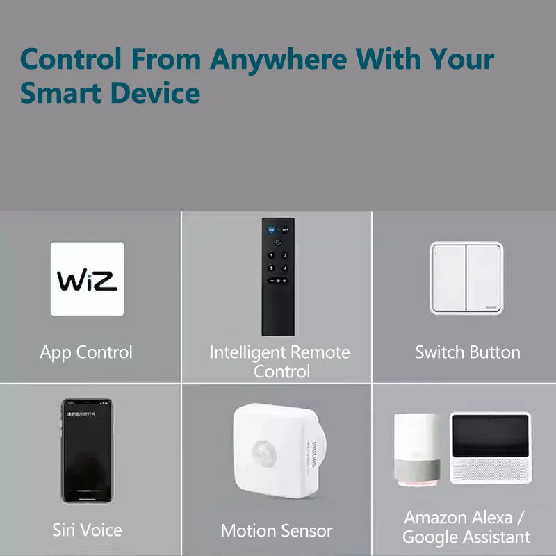 Philips Smart LED A60 P45 B35 WiZ Bulbs