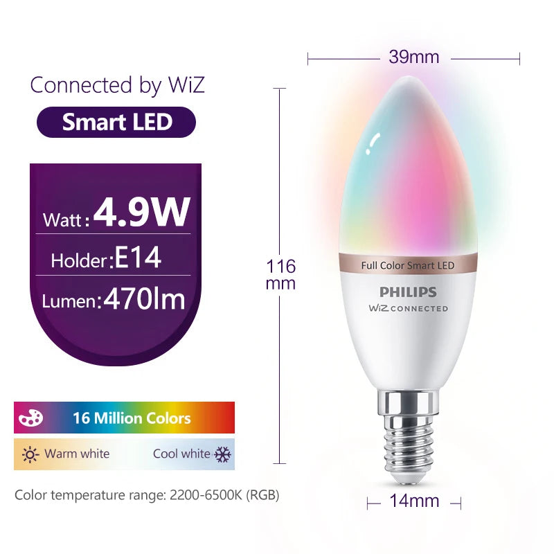 Ampoules Philips Smart LED WiZ