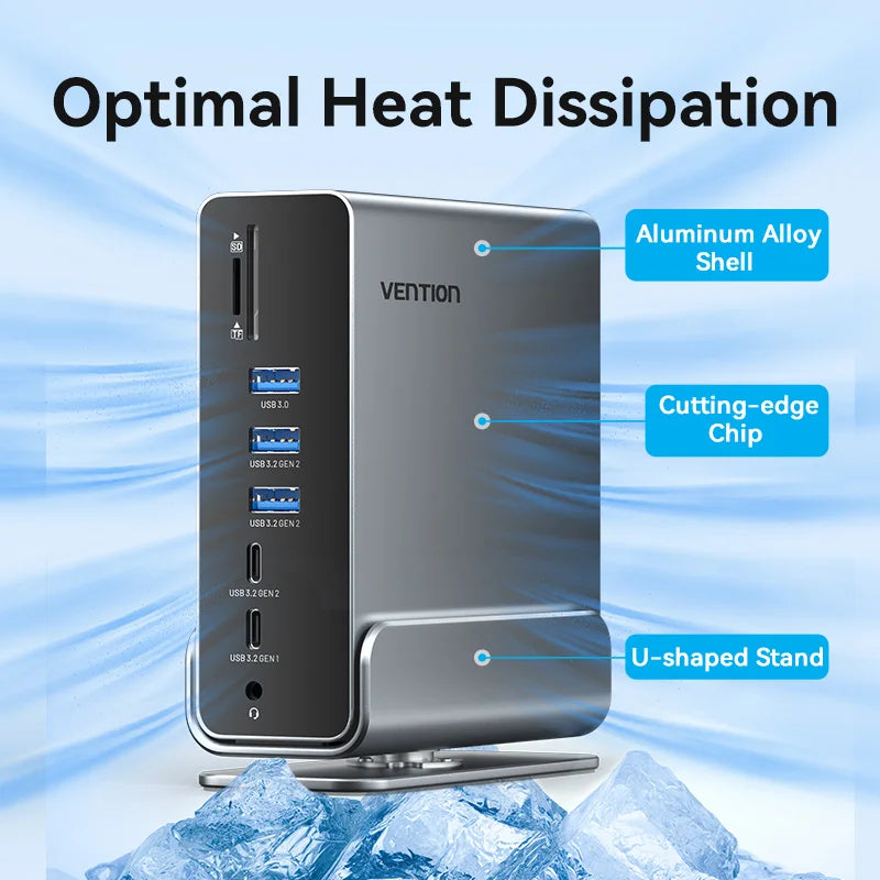Docking Stations Vention 15-in-1