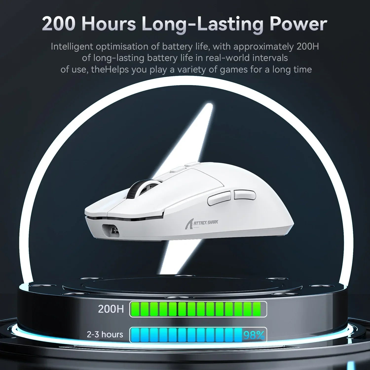 Attack Shark X6 Tri-Mode Wireless Mouse